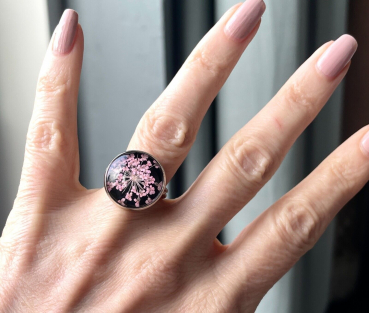 Ring Blüten Dillblüte Geschenk